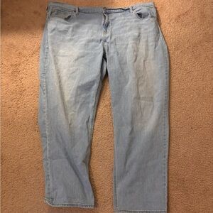 Old Navy Women’s Wow Boyfriend Jeans - Light Blue - Mid Rise